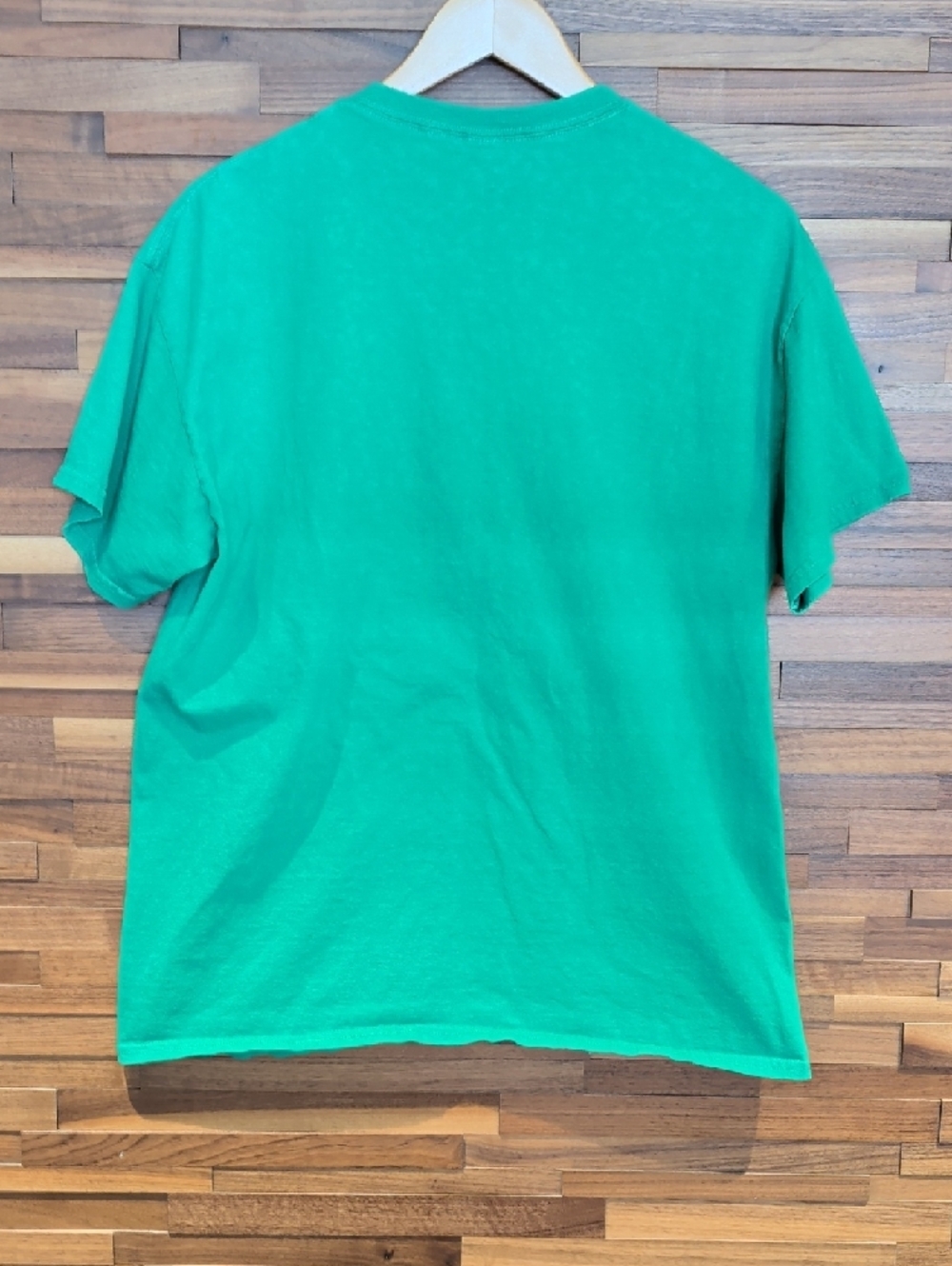 Gildan Green Cotton Tee with Pub Beer Science Size L - Picture 4 of 4